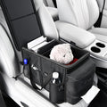 FLORICH Car Seat Organizer, Premium Backseat Car Organizer with Tray for Kids and Adults, Front Passenger Organizer with Tissue Box and Cup Holder and Mesh Pockets Waterproof