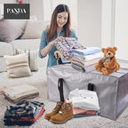 PANDA JOYS Extra Large Moving Bags with Zippers & Carrying Handles, Heavy-Duty Storage Tote for Space Saving Moving Storage, 