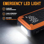 Jump Starter with Air Compressor, Acmount 5000A Car Battery Jump Starter with 150PSI Tire Inflator for Up to 9.0 Gas/8.0L