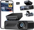 Pelsee P1 Duo 4K Dash Cam Front and Rear, 64GB SD Card, 4K+1080P Dual Dash Camera for Cars, Wi-Fi & App Control, 1.5’’IPS Dis