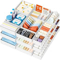 DIMJ Drawer Organizer Clothes - 18 Pack Baby Dresser Organizer for Nursery, Foldable Drawer Organizer Bins for Closet Bedroom