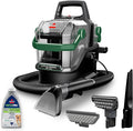 BISSELL Little Green Pet Pro Portable Carpet and Upholstery Deep Cleaner, Car/Auto Detailer with Self-Cleaning Tough Stain, P