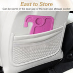 HARFINGTON 2 Pcs 2 in 1 Car Steering Wheel Tray Car Food Trays Auto Steering Wheel Under Table Desk for Eating Food Drink Laptop Writing Work, Pink