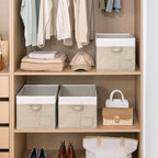 GRANNY SAYS Decorative Storage Baskets for Shelves, Large Fabric Storage Bins, Collapsible Clothing Storage and Organization,