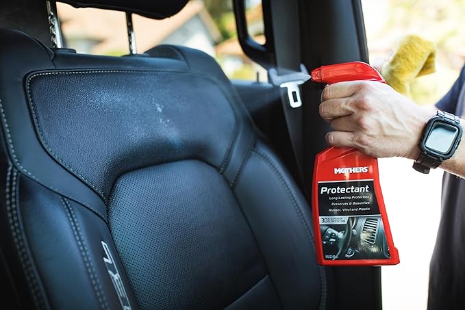 Mothers Protectant, 16 oz. – Long-Lasting UV Protection for Rubber, Vinyl & Plastic, Shields Dash, Trim, Bumpers & Tires from