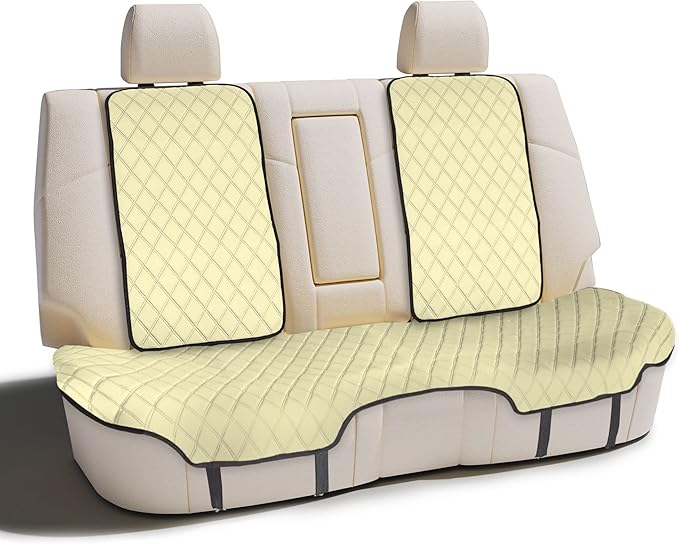 FH Group Car Seat Cushion Neosupreme Automotive Seat Cushions - Universal Fit, Rear Car Seat Cushion, Car Seat Cushions With 