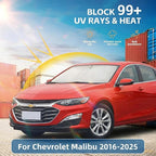 Windshield Sun Shade for Chevy Malibu 2016-2024 2025 Sunshade Front Window Shade Custom Fit Malibu Accessories Sun Visor Foldable Shade Blocks UV Rays Accessories