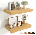 Fun Memories Floating Shelves for Wall - 10 x 16 Floating Shelf - Rustic Wood Storage Shelf - Wall Shelves with Invisible Bra