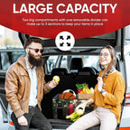 FORTEM Trunk Organizer For SUV Car Trunk Organizer, Foldable Storage, Car Accessories for Women Men, Collapsible Bag, Perfect C