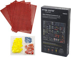 FREE ZONE 68-Piece Large Pegboard Tools Organizer Set,(Red) Tool Box and Storage, Tool Box Drawer Organizer for Tool Chest Ca