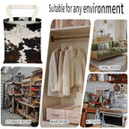 Car Garbage Can, Seat Back Hanging Cute Car Trash Can Bag, Car Organizer and Storage Bag for Travelling, Outdoor Cute Cowhide Pattern