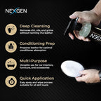 Nexgen Car Leather Cleaner - Quick Spray Car Interior Cleaner and Leather Restorer - Gentle Liquid Formula, Multi-Purpose Cle