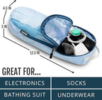 TRIPPED XL Compression Packing Cubes — 7-Piece Set for Checked Luggage | Extra-Large (15.7"×11"×4") + Large + Small + Tube + 