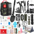 Survival Kit, Gifts for Men Women Teen Boys, 252 pcs Survival Gear and Equipment Mini First Aid Kit for Car Home, Emergency K