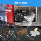 Nilight TPE Floor Mats for Mazda CX-90 & CX90 PHEV 7 Seats 2024 2025 2026 All Weather Custom Fit Heavy Duty Floor Liners