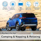TINGLU Window Shades for Nissan Rogue 2021-2025 2026(NOT for Rogue Sport) Accessories Car Side Full Windows Cover Camping Rear Triangular Windshield Sun Shade Sun UV Rays Privacy Protection 8PCS