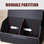 car organizers and storage for SUV,trunk organizer for sedan, leather foldable sleek box with lid,collapsible cargo bins, tool