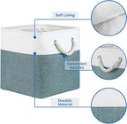 Temary 12 Inch Cube Storage Baskets 4 Pack Fabric Storage Bin for Organizing, Shelf Baskets for Home Office Closet, Collapsib