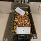 100 Gram 5 Pack Indicating Silica Gel Canister, Gun Safe Dehumidifier (Orange to Green), Reusable Desiccant Canister Dehumidi
