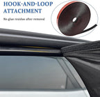Car Window Shades,2 Pack Car Side Window Sunshade,Breathable & Retractable Car Window Shade for Baby,Universal Fit Most of Cars,Glare Shield,Protect Privacy(Rear Windows)