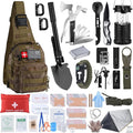 Survival Kit, Gifts for Christmas Men, Women, 251pcs Emergency Survival Gear and Supplies Equipment, First Aid Kit with Cross