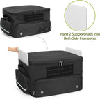 Golf Trunk Organizer Storage with Separate Compartment for 2 Pair Shoes Up to US Mens 16, Golf Car Locker Organizer for
