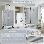 Vacuum Bag for Travel, Professional IPX8 Waterproof Reusable Vacuum Compression Bags for Travel Suitcases, Durable Space Save
