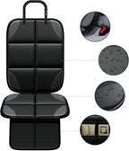 Car Seat Protector MHO+All 2 Pack Auto for Child Baby Car Seats - Large CarSeat Sit Savers Mat with Waterproof 600D Fabric & 