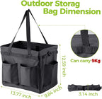 Car Trunk Organizer Multifunctional Storage Toolbox Carry Griddle,Large Grill Utensils Accessory Grilling Tools Basket