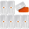 6 Pack 40 Gram Silica Gel Canister Dehumidifier Desiccant Orange to Green Reusable Indicating Desiccant Moisture Absorber
