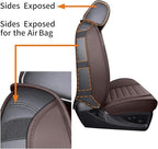 YIERTAI Seat Covers Compatible with Silverado Sierra for 2007-2024 2025 2026 1500/2500/3500 Crew Double Extended Cab Trucks W