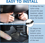 Aokdom 2PCS Car Seat Back Organizer,Extra Large Capacity Car Seat Organizer with 6 Mesh Pocket,2 Cup Holder & 4 Storage Bag,Road Trip Essentials for Kids & Adults