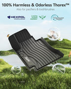 3W Floor Mats & Cargo Liner for Benz C-Class 2022-2026, TPE All Weather Floor Liner for Benz C-Class C300/C43 AMG/C63 AMG S/C63 AMG S E Car Mats (for Sedan Only)