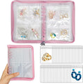 Earring Organizer Case Travel Jewelry Organizer Transparent Jewelry Storage Book for Necklace Bracelet Ring Holder with Small