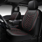 CAR PASS 3D Foam Mesh Leather Car Seat Covers Front Seats, Breathable Front Seat Cover for Cars, Comfortable Universal Fit fo
