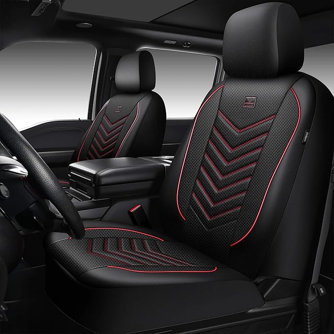 CAR PASS 3D Foam Mesh Leather Car Seat Covers Front Seats, Breathable Front Seat Cover for Cars, Comfortable Universal Fit fo