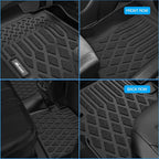 Nilight Floor Mats for Toyota Camry 2025 2026 (Hybrid Only) All Weather Custom Fit Heavy Duty Floor Liners