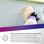 3M Perfect-It Gelcoat Medium Cutting Compound + Wax, 36107, 1 Gallon, One-Step Process, P1500 and Finer Scratches, Fiberglass Oxidation Remover for Boats and RVs