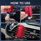 Car Air Freshener Diffuser,Smart Car Aroma Diffuser Air Freshener Spray Automatic with 10PCS Cologne Aromatherapy Oil (red)