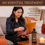 Leather Cleaner, Conditioner and Detailer Kit - Natural Beeswax Formula for Car Seat, Couch, Furniture, Purse, Boots & Jacket