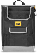 CAT® Car Seat Organizer for Cars Trucks SUVs, Removable Portable On-The-Go, Securely Attaches to Front or Rear Seats, Adjustable Straps, Car Accessories Compact Caddy for Travel Driving - Black