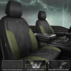 CAR PASS Waterproof Car Seat Covers Front Seats Covers Neoprene Wetsuit, All-Weather Non-Slip Durable,Universal Fit for SUV S