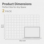 Kaforise Wire Wall Grid Panel, Multifunction Painted Photo Hanging Display and Wall Storage Organizer, Pack of 2, Size 25.6" 