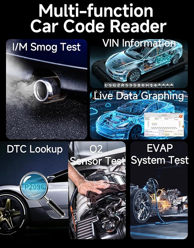 OBD2 Scanner,THINKCAR 641 Wireless Car Scanner Diagnostic Tool,Auto Scan Tool ABS/SRS/Transmission/Engine,2026 10 Resets Code
