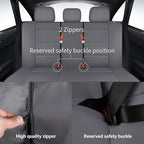 Car Seat Covers, Quilting Leather Seat Covers Full Set, Waterproof Faux Leather Automotive Seat Covers for Cars, Universal Ca