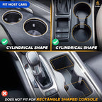 Econour Car Cup Holder Expander | Fits with Hydro Flasks, Yeti, Nalgene & Large Water Bottle (32 40 oz) | Phone Holder - Adju