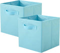 Shellkingdom Storage Bins, Foldable Fabric Storage Cubes And Cloth Storage Organizer Drawer For Closet And Toys Storage,2 Pac
