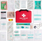 Protect Life Business First Aid Kit, Emergency First Aid Kit for Office Setting, Medical Kit Supplies, First Aid Kits for Bus