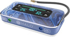 HALO Bolt Air+ 1750 Portable Car Battery Jump Starter | 130 PSI Air Compressor, 59.9Wh USB Power Bank, Large Display,