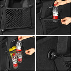Universal Mesh Cargo Net for Car Trunk Storage,2 Pack Elastic Small Cargo Net Pocket Organizer Pouch Bag,Stretchable